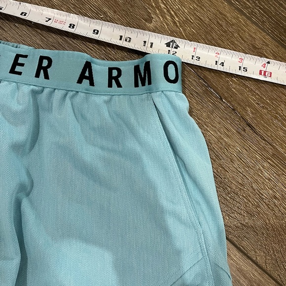 Women’s Under Armour running shorts size small running shorts blue shorts - Picture 5 of 9